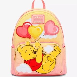 Loungefly Disney Pooh Balloon Backpack - Pink and Yellow